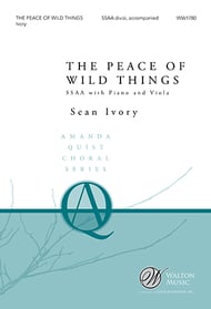 The Peace of Wild Things SSAA choral sheet music cover Thumbnail